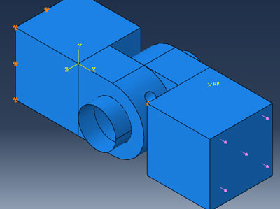آموزش تحلیل شبیه سازی لولا تحت کشش مونتاژ شده د abaqus